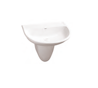  JOHNSON ALBA  HALF PEDESTAL WASH BASIN